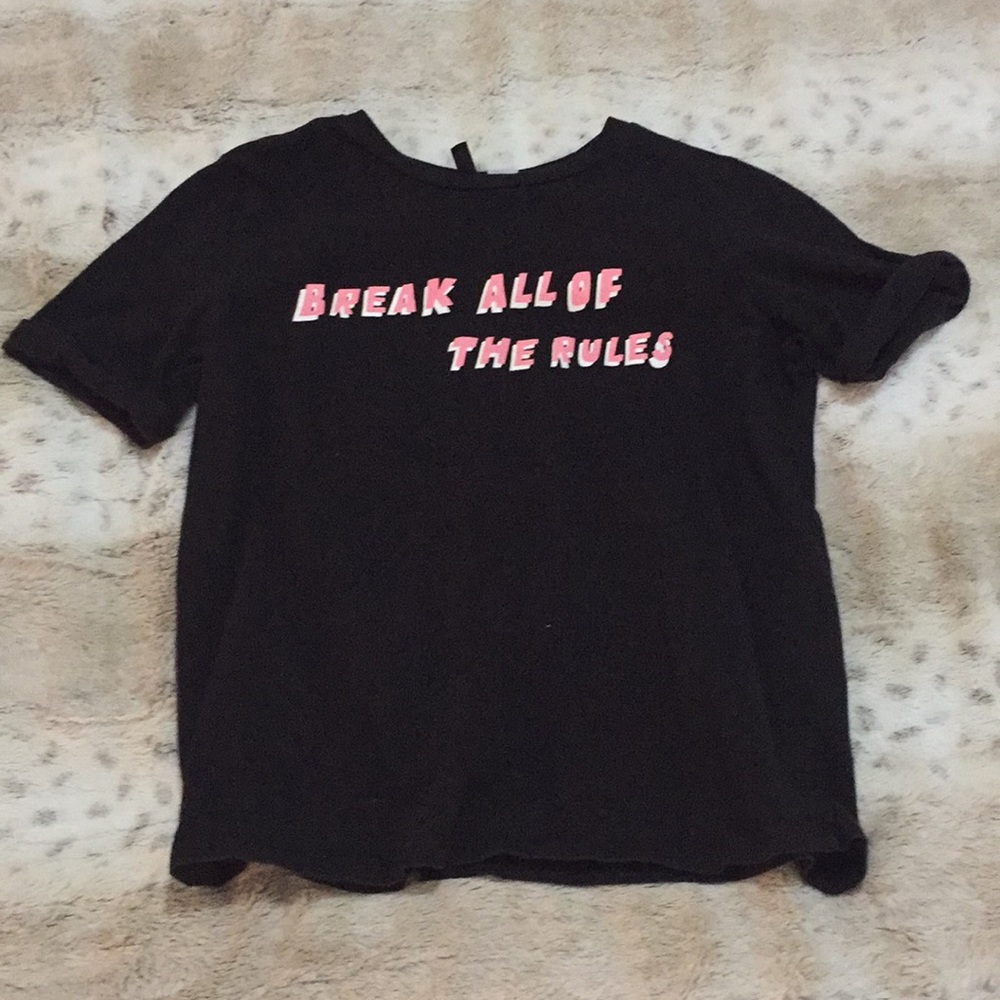 break all of the rules tee-shirt